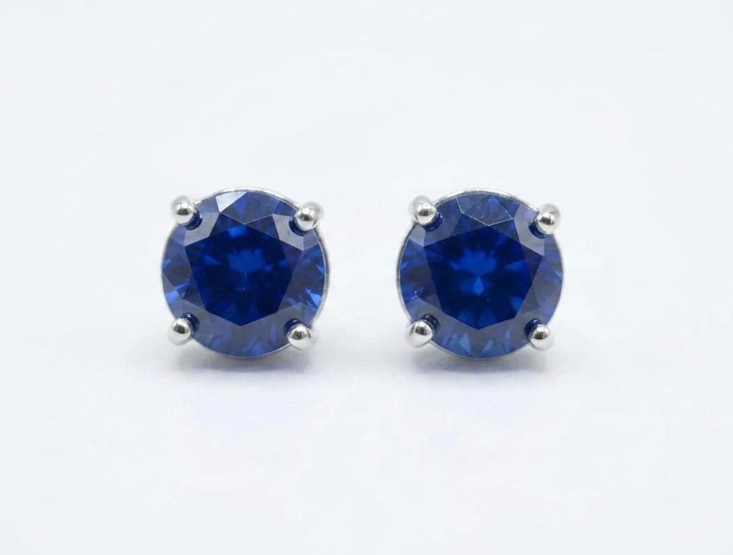 Blue Sapphire Solitaire